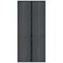 Moskitiera na drzwi balkonowe czarna z magnesem 208x100 cm uniwersalna