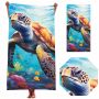 Duży Ręcznik 70x140 cm Kąpielowy Holiday na plażę basen Szybkoschnący
