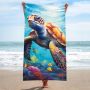 Duży Ręcznik 70x140 cm Kąpielowy Holiday na plażę basen Szybkoschnący