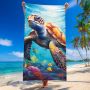 Duży Ręcznik 70x140 cm Kąpielowy Holiday na plażę basen Szybkoschnący