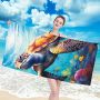 Duży Ręcznik 70x140 cm Kąpielowy Holiday na plażę basen Szybkoschnący