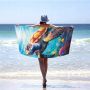 Duży Ręcznik 70x140 cm Kąpielowy Holiday na plażę basen Szybkoschnący