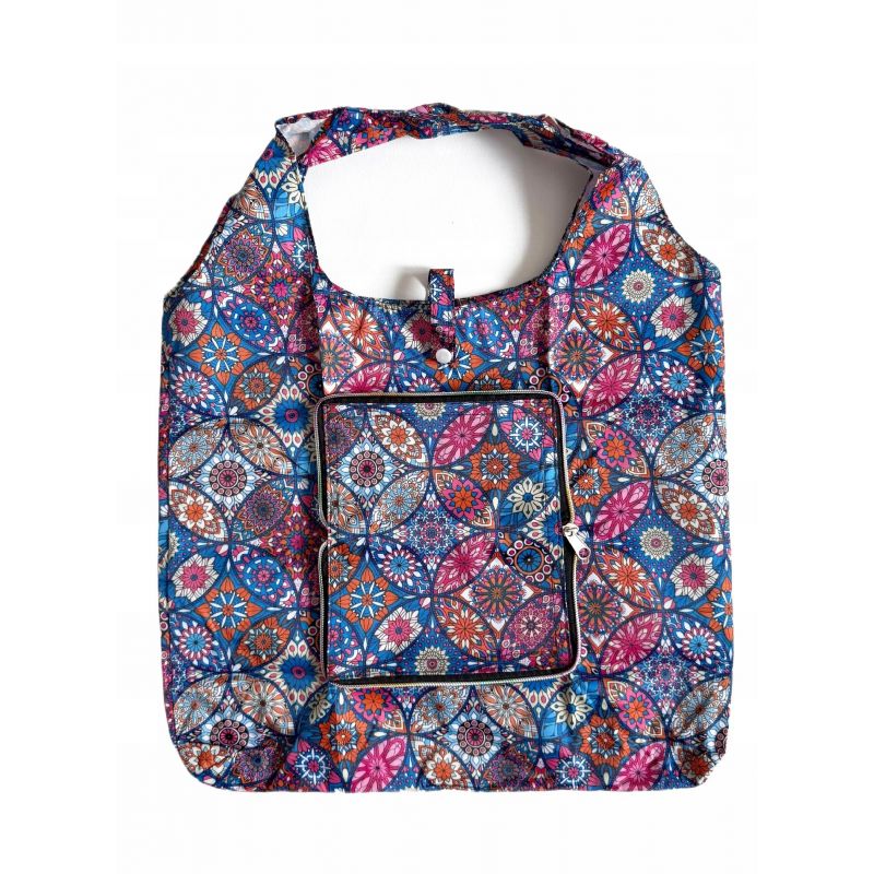 TORBA siatka na zakupy składana, nieprzemakalna shopperka 40x35 ORIENTALNA