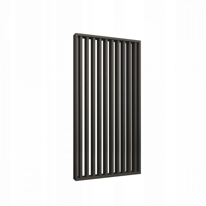 ŚCIANKA PRZESTRZENNA ŻALUZJA PIONOWA Z LAMELI CZARNA ARF 75x634x1250mm