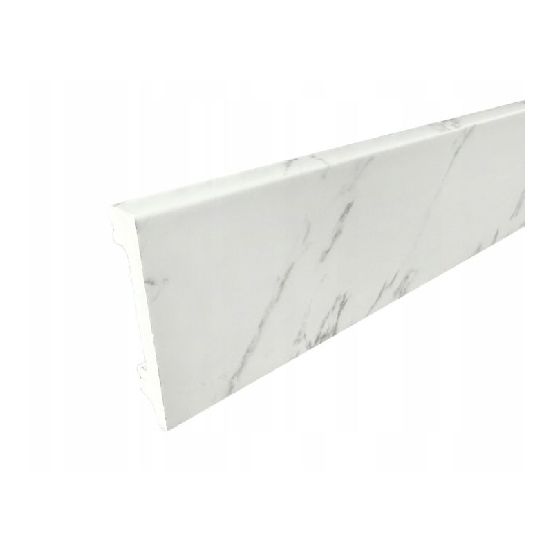 Listwa przypodłogowa Korner Verona KX05 80mm 2,4m MARMUR BIANCO