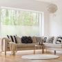 Folia na szyby Okleina okienna statyczna SF14 Rattan 60x150cm ochrona UV