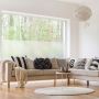 Folia na szyby Okleina okienna statyczna SF14 Rattan 45x150cm ochrona UV