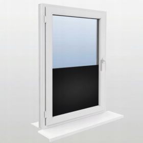 Folia na szyby Okleina okienna statyczna SF18 Czarna 90x150cm ochrona UV