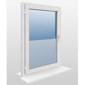 Folia na szyby Okleina okienna statyczna SF01 Mleczna 60x150cm ochrona UV