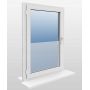 Folia na szyby Okleina okienna statyczna SF01 Mleczna 60x150cm ochrona UV