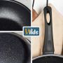 Patelnia tradycyjna Basic Line 24 cm granitowa powłoka nieprzywierająca