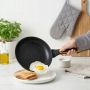 PATELNIA Terruna 26 cm granitowa NIENAGRZEWAJĄCA RĄCZKA gaz indukcja