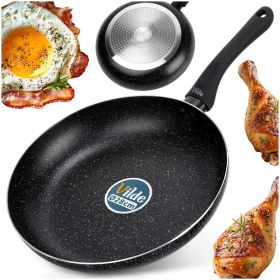 PATELNIA GRANITOWA UNIWERSALNA GAZ INDUKCJA SIMPLE HOME 28CM