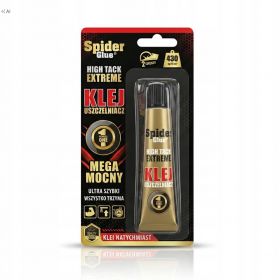 Klej Montażowy SPIDER Glue Ultra Szybki Mega Mocny 25ml TUBKA klei wszystko