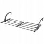 Suszarka na pranie na kaloryfer balkon metalowa szara rozsuwana 45-83x35 cm