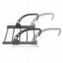 Suszarka na pranie na kaloryfer balkon metalowa szara rozsuwana 45-83x35 cm