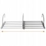 Suszarka na pranie na kaloryfer balkon metalowa szara rozsuwana 45-83x35 cm