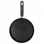 Patelnia do naleśników płaska Vilde Simple Home 24 cm granitowa powłoka