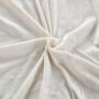 Prześcieradło z gumką Cotton world mikrofibra 220 x 200 cm pluszowe KREM