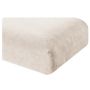 Prześcieradło z gumką Cotton world mikrofibra 220 x 200 cm pluszowe KREM