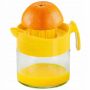 Szklana wyciskarka do soku z cytrusów z pojemnikiem (300 ml) - żółta