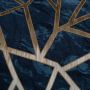 Pościel 140x200 2 części mikrofibra PLUSZOWA MIŚ CIEPŁA MARTINO granatowa