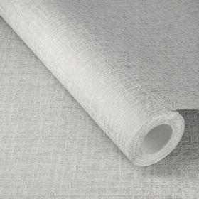 Tapeta RASCH 653748 SZARE SREBRZYSTE TŁO Tkanina Struktura UNIWERSALNA Fliz