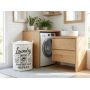 Kosz na Pranie Składany Płócienny Wodoodporny Duży 70L 42x52 cm Laundry 2