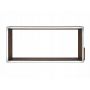 Półka Wisząca LED 49,5x24x10cm Ciemny Dąb z włącznikiem na baterie