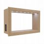 Półka wisząca LED Jasny Dąb 40 cm x 25cm x 10cm z włącznikiem na baterie
