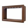 Półka wisząca LED Ciemny Dąb 40 cm x 25cm x 10cm z włącznikiem na baterie