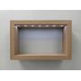 Półka wisząca LED Jasny Dąb 40 cm x 25cm x 10cm z włącznikiem na baterie