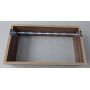 Półka wisząca LED Ciemny Dąb 40 cm x 25cm x 10cm z włącznikiem na baterie