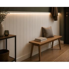 Zestaw boazerii angielskiej CORE LED BIAŁY 110 cm x 200 cm POLSKI PRODUCENT