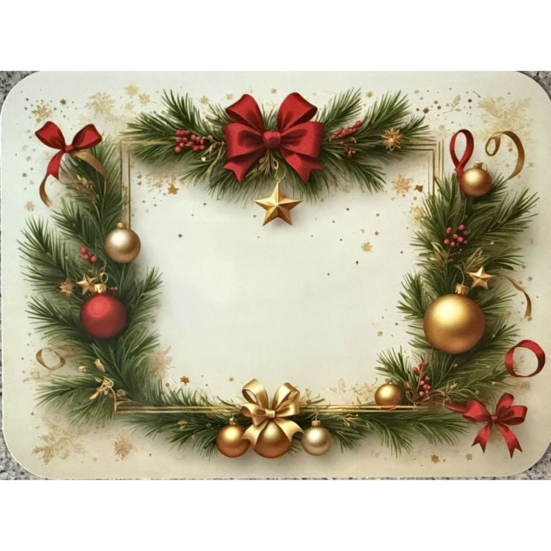 PODKŁADKA MATA NA STÓŁ pod talerz ŚWIĄTECZNA 40x30 CM