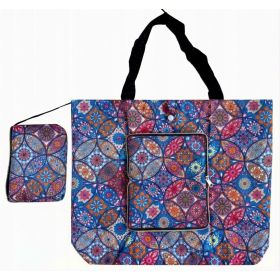 TORBA siatka na zakupy składana, nieprzemakalna shopperka 40x35
