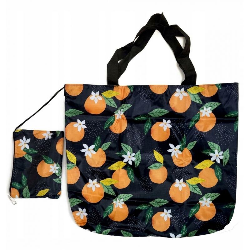 TORBA siatka na zakupy składana, nieprzemakalna shopperka 40x35