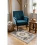 Nowoczesny Dywanik Lavo 50 x 100cm mieniący Ornament - Styl Blask Elegancja