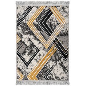 Nowoczesny Dywanik Lavo 50 x 70cm Geometryczny - STYL BLASK I ELEGANCJA