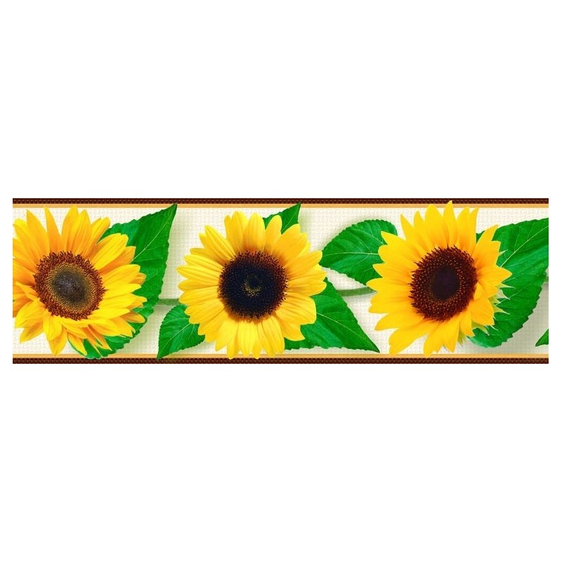 Pasek ozdobny wykończeniowy border samoprzylepny słoneczniki B 83-08-02