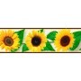 Pasek ozdobny wykończeniowy border samoprzylepny słoneczniki B 83-08-02