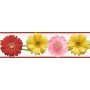 Pasek ozdobny wykończeniowy kolorowe kwiaty border samoprzylepny B 83-09