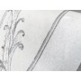 tapeta pn2106 biała pasy srebrny wzór brokat flizelinowa