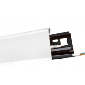 LISTWA PRZYPODŁOGOWA BIAŁY MAT INDO 40 BIAŁA 2,5MB