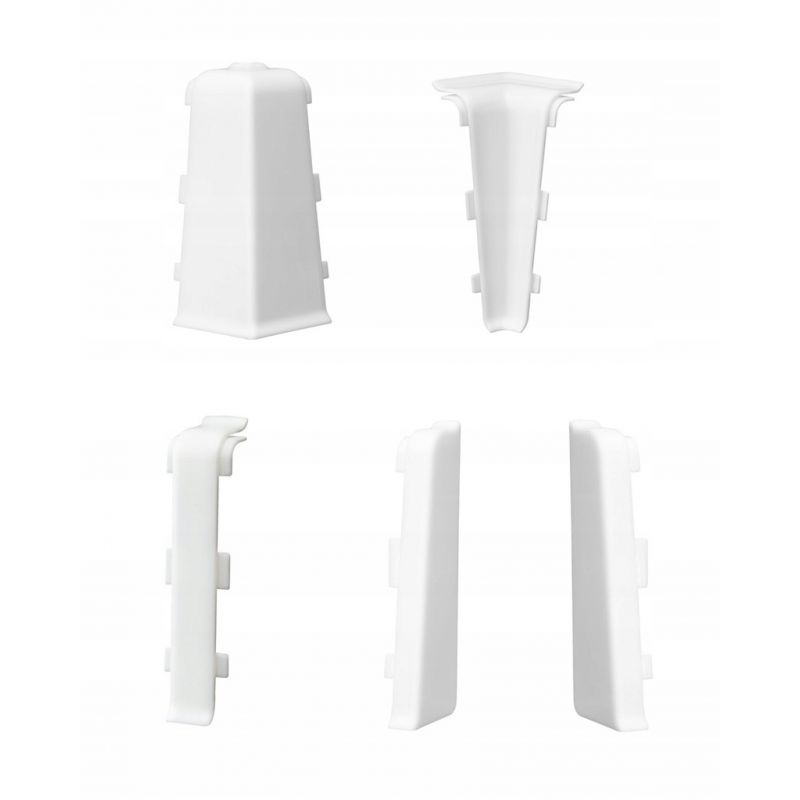 AKCESORIA DO LISTWY INDO 40 BIAŁE MAT CENA ZA SZTUKĘ