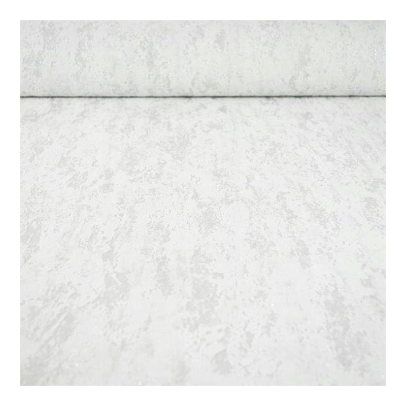 Tapeta 3725-01 szara biała tło z srebrnym brokatem flizelina