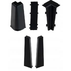 AKCESORIA DO LISTWY HI LINE PRESTIGE CZARNE MAT CENA ZA SZTUKĘ