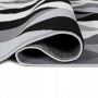 Dywanik SZARY dywan 80 x 150 cm SZARY czarny biały nowoczesny