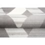Dywanik SZARY dywan duży 120 x 170 cm SZARY szaro biały nowoczesny