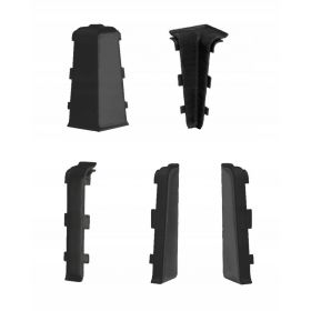 AKCESORIA DO LISTWY INDO 220 CZARNY MAT  CENA ZA SZTUKĘ